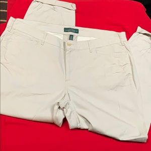 Ralph Lauren size 18W cotton pants.